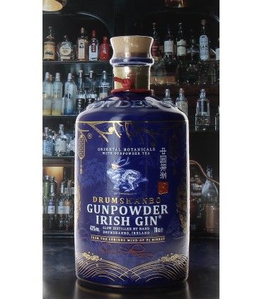 Gin Gunpowder Ceramic Bottle Dragon Edition - Drumshanbo