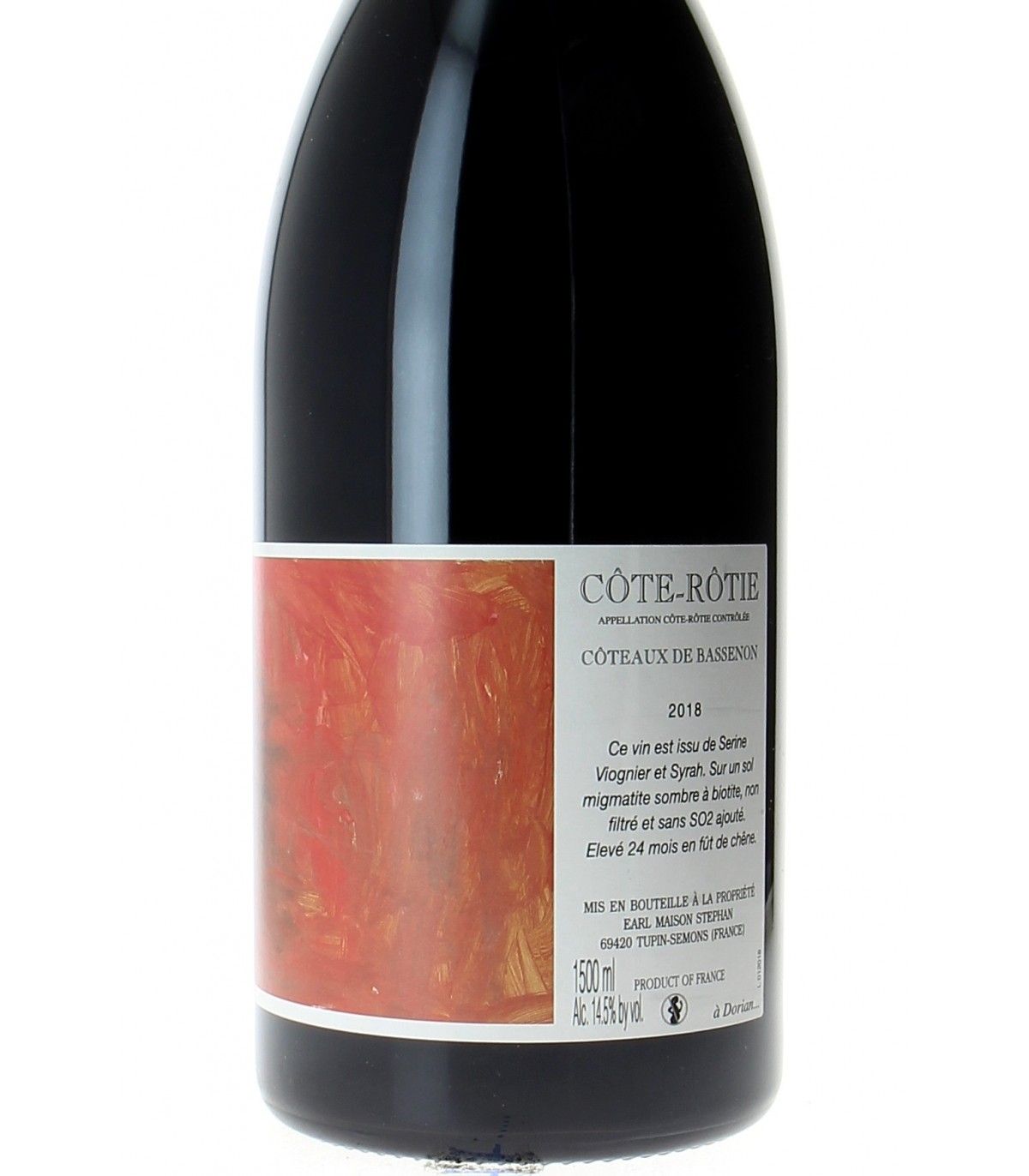 Cote Rotie Coteaux De Bassenon 18 Jean Michel Stephan Magnum Maison Stephan Cave Pur Jus