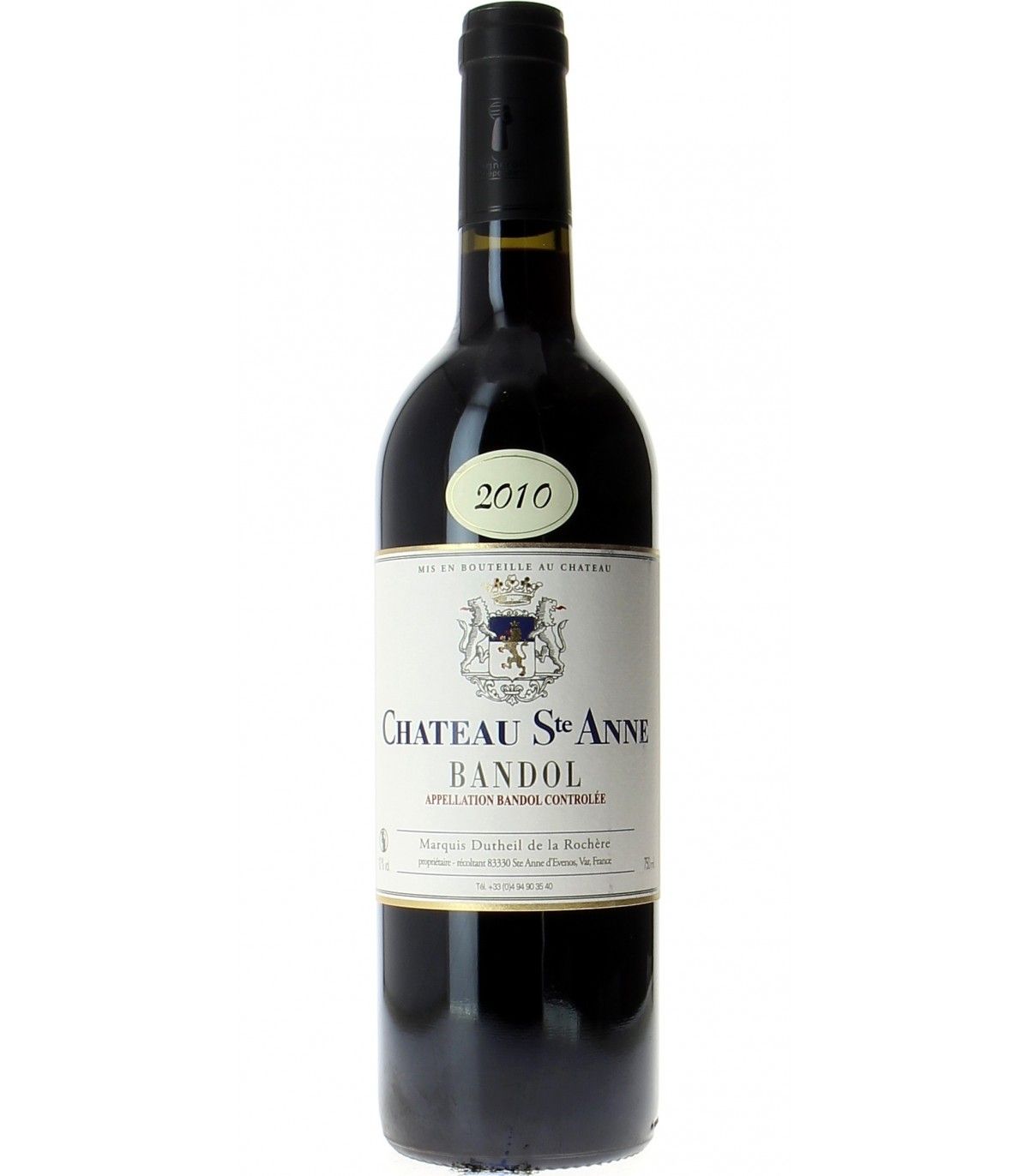 Bandol Rouge 2010 Château Sainte Anne Bandol Wine