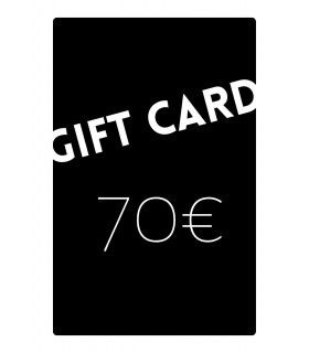 Carte cadeau 70€